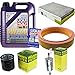 Produktbild Filter Set Inspektionspaket 5 Liter Liqui Moly Motoröl Leichtlauf High Tech 5W-40 MANN-FILTER Innenraumfilter Kraftstofffilter Luftfilter Ölfilter