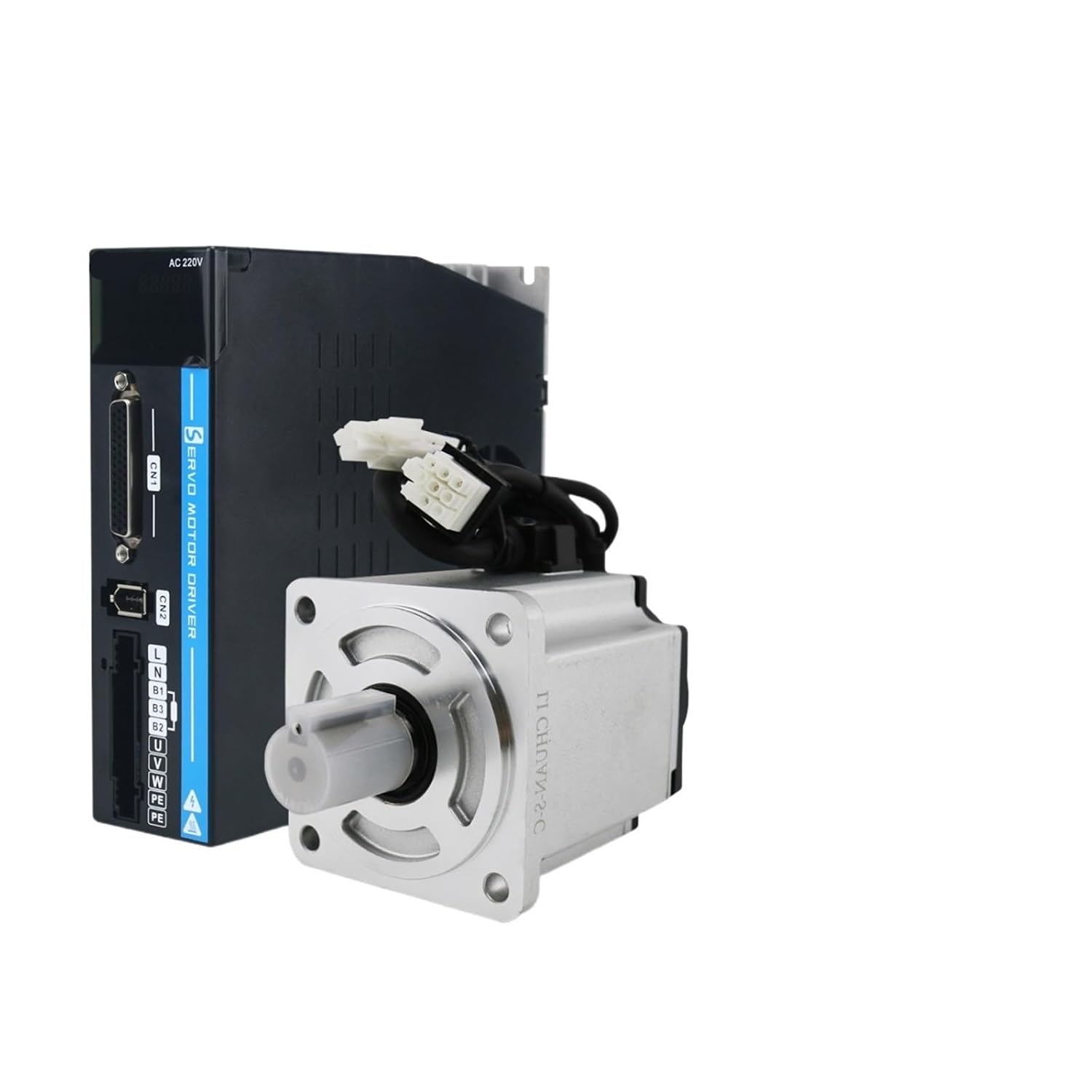 220V 3000RPM IP65 AC Servo Electronic Starter Controller Kit 200W400W600W750W1000W AC Servo Electronic Starter Drivers Kit for Intelligent Home(400W Increment 17)