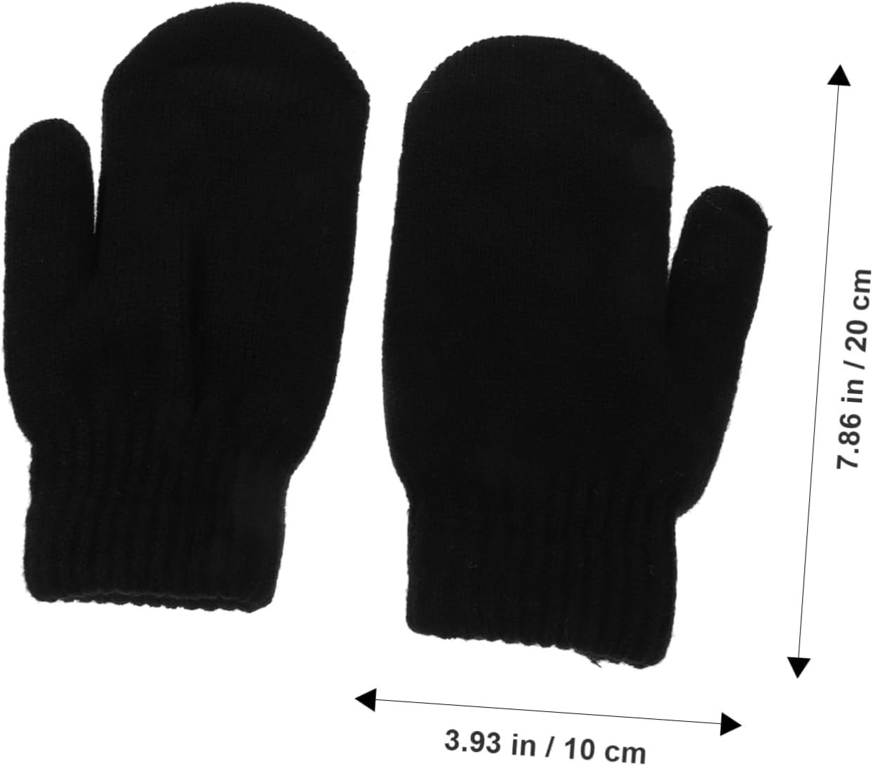 TOYANDONA 3pairs Warm Mittens for Women Thick Fingerless Gloves Cozy Lining for Outdoor Activities and Cold Weather Use