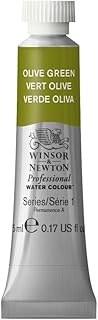 Winsor & Newton- W&N Professional Water Colour 5ML 447 Vert Olive, 50823895, Tube