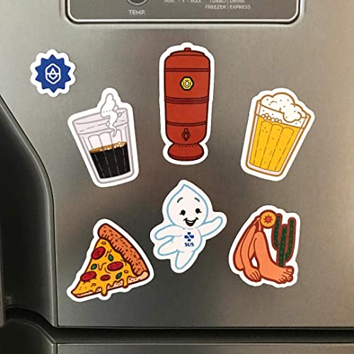 6 Ímãs de Geladeira