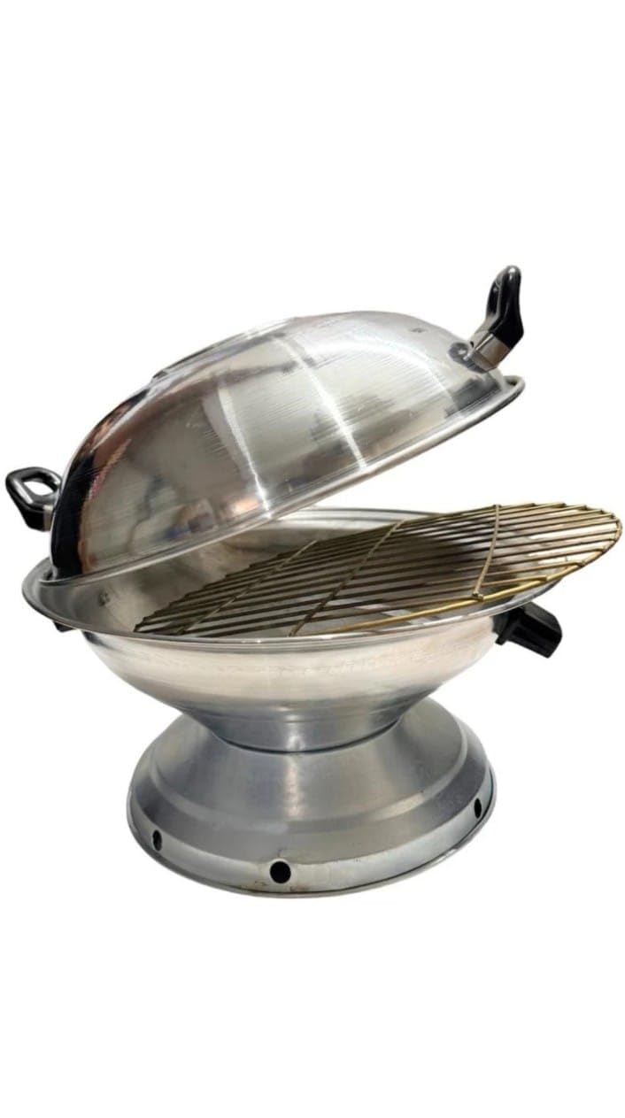 Adinath Aluminium Multi Purpose Bati Maker Oven, Gas Tandoor, Barbeque Griller/Pizza Maker Set of 1 Pc-image-31