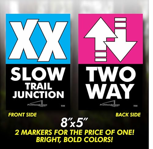 Pro Class Arrows Race Course Trail Marker; 150 Pack; 8