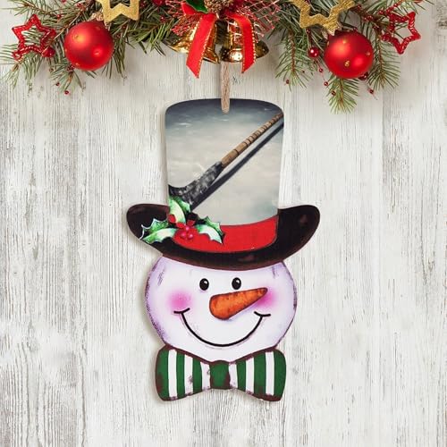 Panneau de vacances en bois pour extérieur et intérieur résistant pour décor de Noël