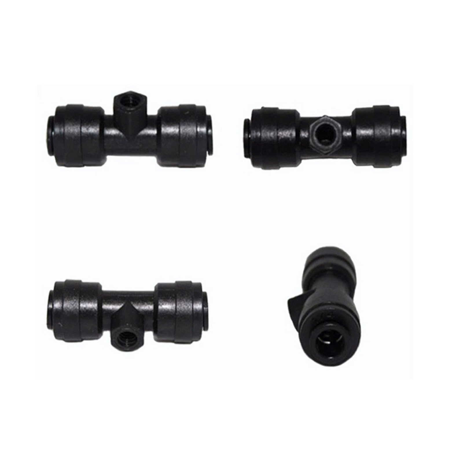 Confezione da 20 ugelli nebulizzatori in ottone e raccordo a T con chiusura scorrevole, 10/24 UNC, ugelli antinebbia e connettore a T per sistema di raffreddamento a bassa pressione, perfetti per
