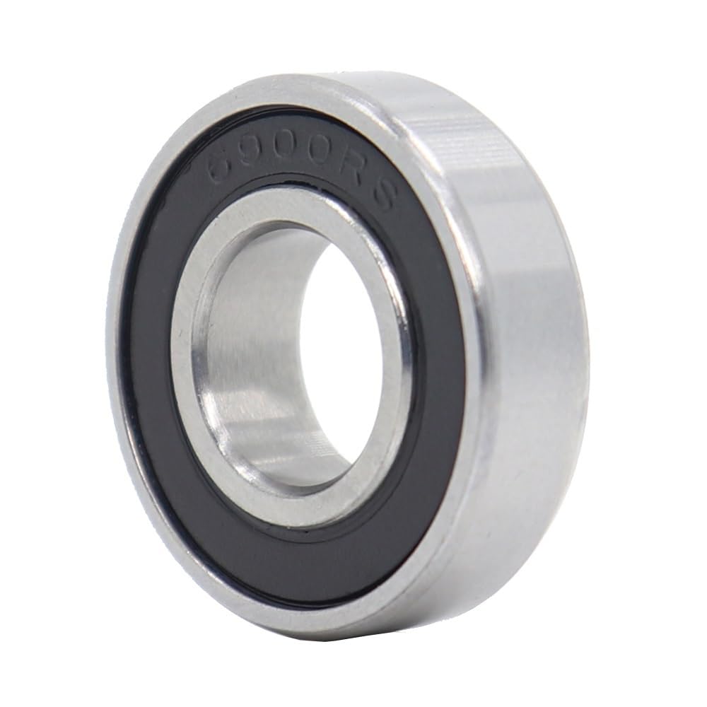 HYRBNSDLK 6900RS Hybrid Ceramic Bearing 10 * 22 6 mm ABEC-5 1PC Bicycle Bottom Brackets Spares 6900 RS 2RS Si3N4 Ball Bearings 6900-2RS