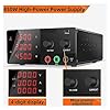 alimentatore da banco Alimentatore CC 30V 30A 20A Alimentatore stabilizzato da laboratorio 60V 10A Fonte di commutazione regolata digitale variabile regolabile ( Color : 30V 20A black , Size : 110V )