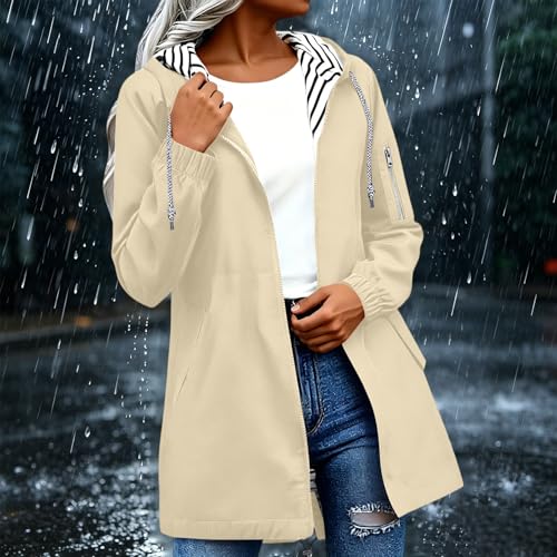 Cortavientos impermeable de mujer con capucha para evitar el frío en ciclismo 2