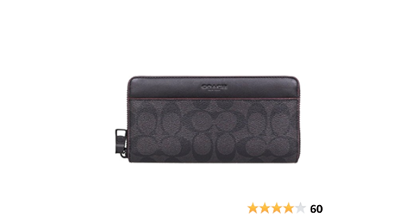Amazon.co.jp: [コーチ] 財布 (長財布) F25517 ブラック×ブラック