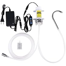 Electric Water Transfer Pump Kit 100-240V With Timer Control for Ice Maker Coffee Machine Water Cooling,Food Grade Auto Siphon Self Priming Pump for Bottling Wine,Beer and Kombucha,2L/Min,Low Noise