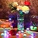 Submersible LED Lights, 12 PCS RGB Waterproof Color Changing Tea Light with Remote control and Timer, Battery Operated Mini Lights for Vase, Pool, Pond, Fish Tank,Parties,Wedding,Halloween,Christmas