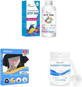 Save 20% on DTF Ink 500ml, Film A4 and Powder 500g