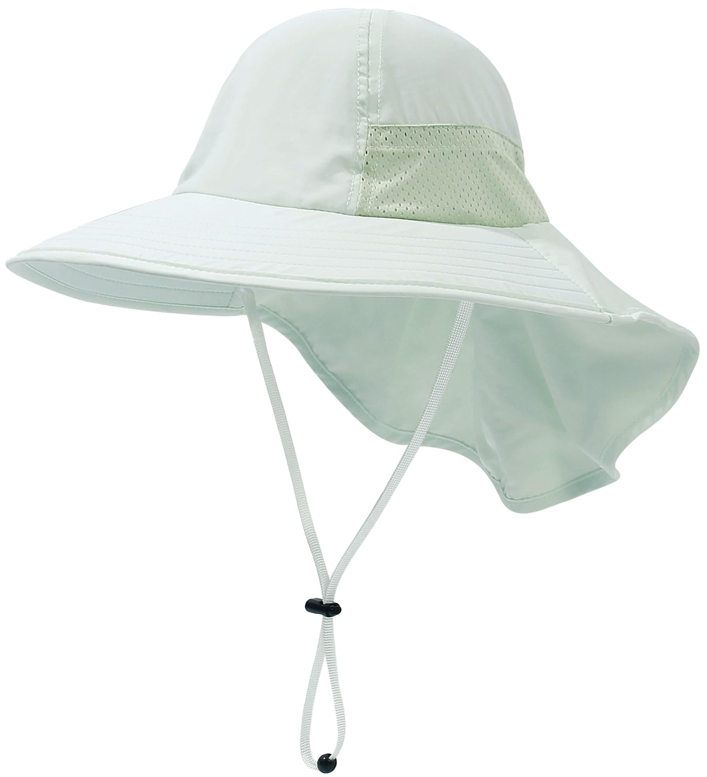 Malaxlx Baby Sonnenhut mit Nackenschutz UPF 50+ UV Schutz Breite Krempe Atmungsaktiv Sommerhut für Kinder Jungen Mädchen