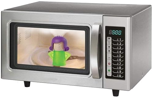 Mikrowellenreiniger Angry Mama,Mikrowellen Dampfreiniger Dampfer Reinigen von Rohflecken leicht in Minuten Gesunde Küche Cleanser Werkzeug für die Küche