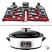 Produktbild MassageMaster HOT STONE MASSAGE KIT: 45 Basalt Steine in 2 Kordelzugtaschen, Wärmegerät 6 Liter mit digital Temperaturanzeige