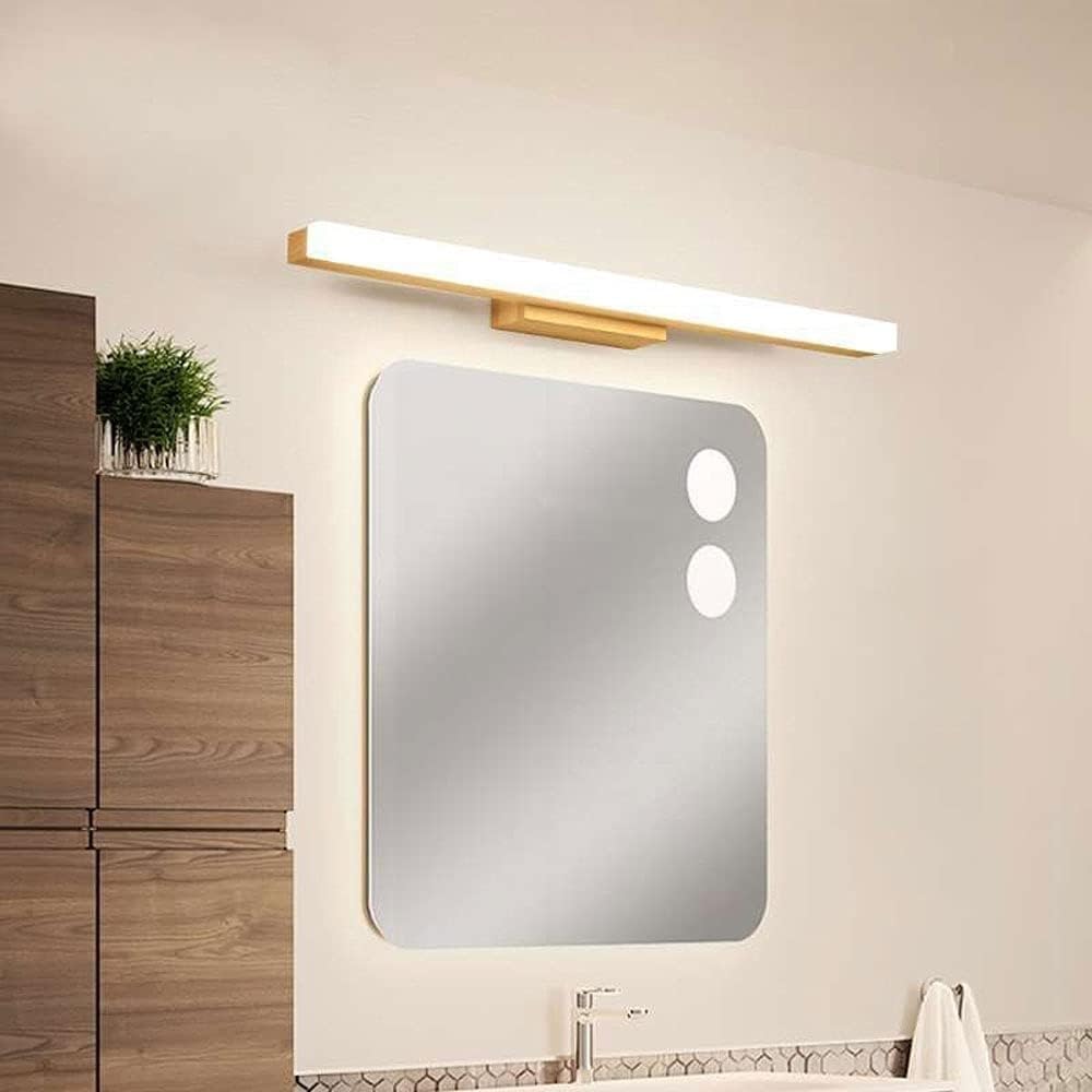 Lampe de Miroir de Bain LED 10 W, lumière Avant de Maquillage de Salle de Bain Vintage, Applique Murale étanche IP44, lumière de Cadre de Miroir, économie d'énergie, réglable à 90°, Noir