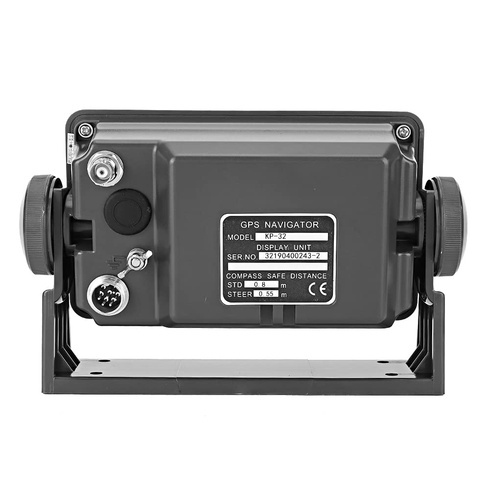 Chartplotter GPS Marino da 4,5 Pollici, Sistema di Navigazione GPS Marino Impermeabile Ricevitore SBAS Integrato e allarmi Multipli, Dispositivo di Navigazione GPS Marino Professionale
