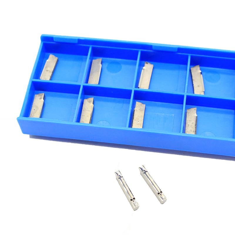Tool Part for MGMN200 G H01 Aluminum Insert Grooving Aluminum Processing Knife CNC Lather Cutting Turning Tool Holder - (Angle: MGMN200 G H01 / Shank Diameter: 100pcs)