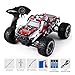Quinmar 1/16 Scale Brushless RC Monster Truck, 43MPH High Speed, 2840 Brushless Motor, 2.4GHz 4WD Off-Road Car, All-Metal Transmission, Water Resistant, with Tools & Spare Tire(1601blue)