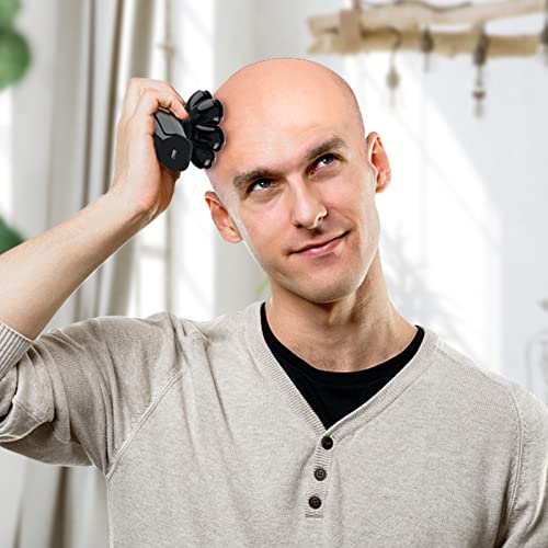 Head Shaver For Bald Men,Jimster 5-In-1 Electric Razor For Men, Magnetic Cordless 7D Rotary Head Shaver Grooming Kit Bald Head Shavers For Men Ipx7 Waterproof Wet/Dry,Type-C Charge And Led Display #TOP7
