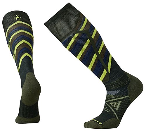 Smartwool Men's PhD Ski Medium Pattern Socks (Forest) Medium