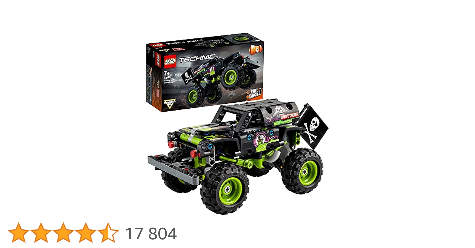 R i ❤︎ LEGO 42118 Technic Monster Jam Grave Digger - porównaj ceny