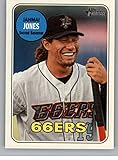 2018 Topps Heritage Minors #213 Jahmai Jones SP Short Print Inland Empire 66ers RC Rookie MLB Baseball Trading Card