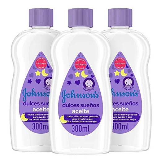 Johnson's Baby Aceite, Pack de 3