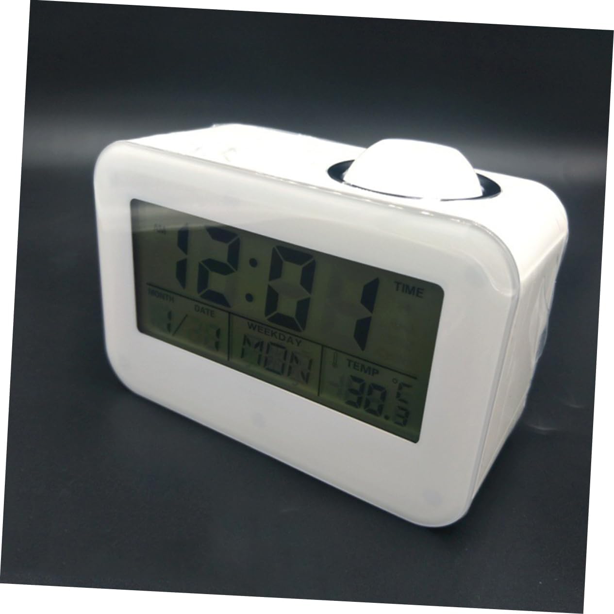 3pcs Digital Clock Desktop Clock Voice Report Clock Wall Hanging Clock Led Clock Night Light Clock Digital Alarm Clock White Perpetual Calendar Projection Clock