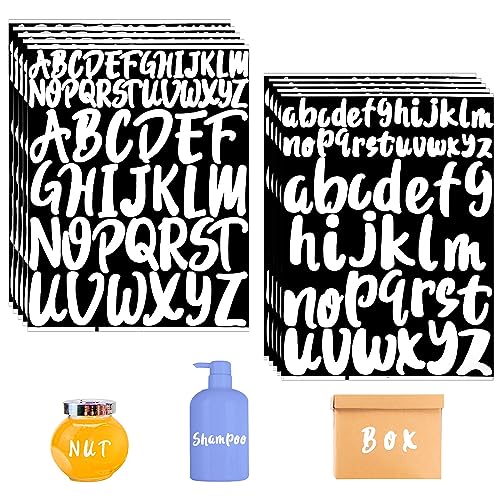 4R 1232 Selbstklebende Buchstaben Kit Weiß - Auto Personalisierung