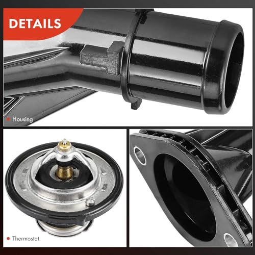 A-Premium Engine Coolant Thermostat Housing Assembly Compatible with Hyundai Elantra 2011-2016, Elantra Coupe 2013-2014, Elantra GT 2013-2017, Accent, Veloster & Kia Forte, Forte Koup, Forte5, Rio by A-premium - Image 8
