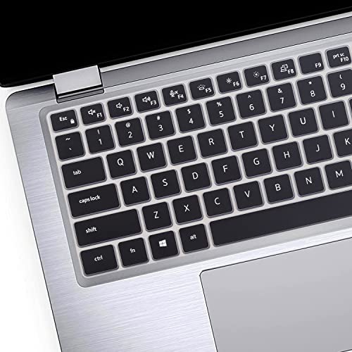Keyboard Cover Skin for Dell Latitude 3440 3450 5450 5440 5430 5431 5420 14\", Latitude 14\" 7450 7440 7430 7420 7410 9420 9430, Latitude 16\" 7650 7640, Latitude 9520 9510 7520 15.6\" 2025-2022 -Bk - Thumbnail 3