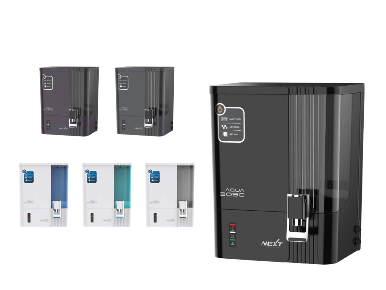 AQUAFRESH™ 2090 Model | Advanced Electric Ultra Filtration | Gravity-Based Water Purifier | Smart LED Display | 10L Storage | Multi-Stage RO | UV | UF | TDS Purification System | Durable Build | Black-image-32
