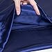 Bedsure Satin Pillowcases, Similar to Silk Pillow Cases Queen Size Set of 2, Pillow Case for Sleeping Women with Envelope Closure, Gifts for Women Men, Navy, 20x30 Inches, 2pcs