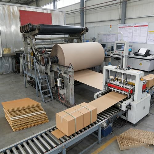 Industrial Corrugated Paper Machine, High-Efficiency Paperboard Making Equipment for Packaging Industry