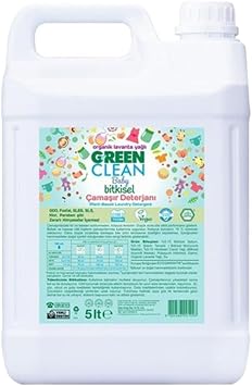 U Green Clean Baby Organik Lavanta Yağlı Bitkisel Çamaşır Deterjanı 5000 ml