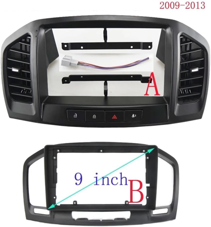ラジオパネルフェイシア に適合する オペル インシグニア用 2DIN ラジオフェイシア アンドロイド ダッシュキット GPSナビゲー