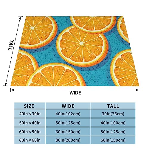 Couverture canapé flanelle orange pour vos soirées cocooning - 5