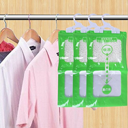 BulzEU 5pcs Exterminador de Humedad Colgante deshumificador para Armario Ideal para prevenir la Humedad