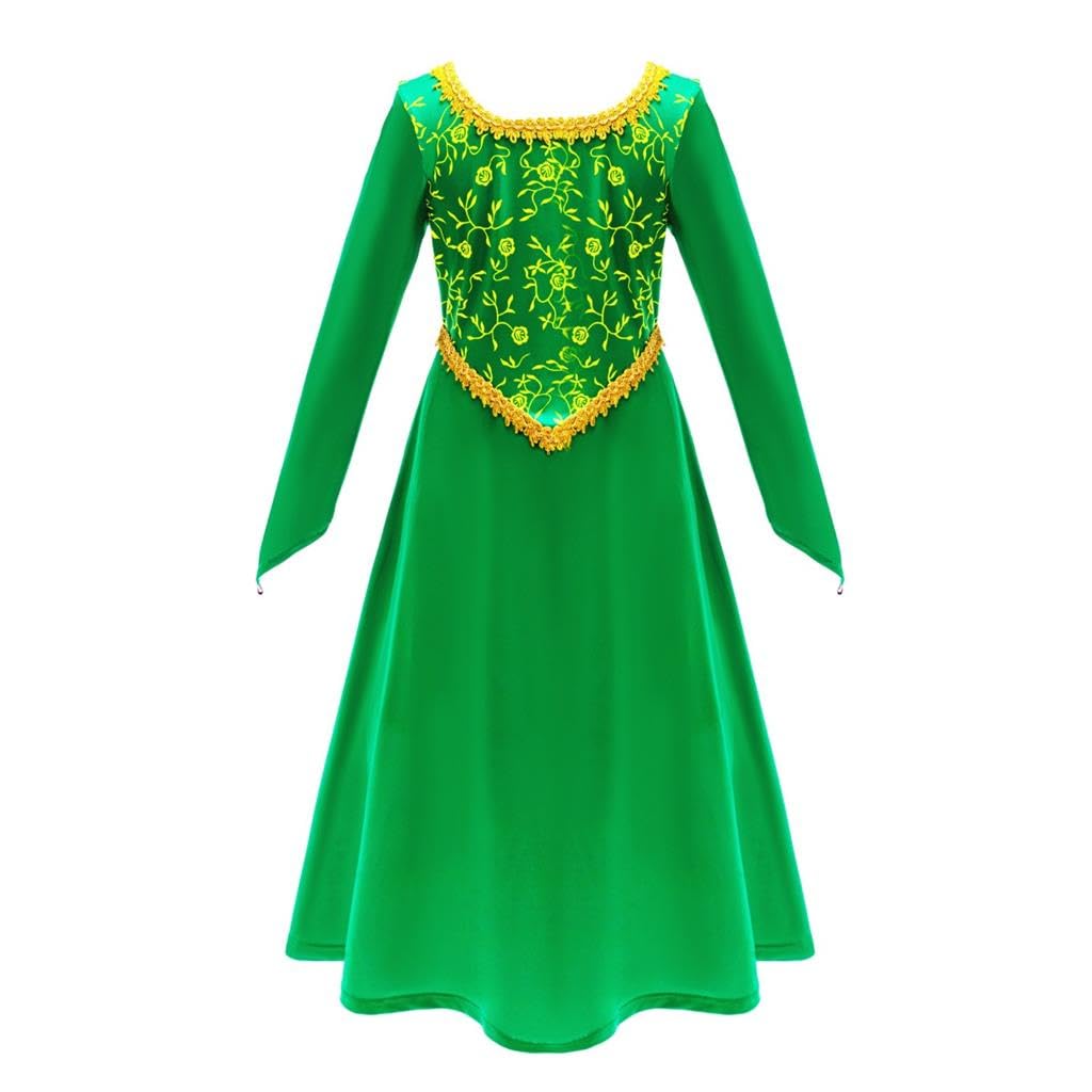 Lito Angels Green Princess Fancy Dress Up Costume Party Outfit for World Book Day Kids Girls Age 2-3 Years - Image 2