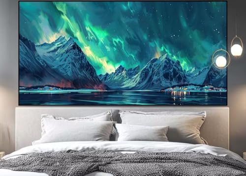 Broderie diamant complet paysage aurore 5d square diamant painting femme