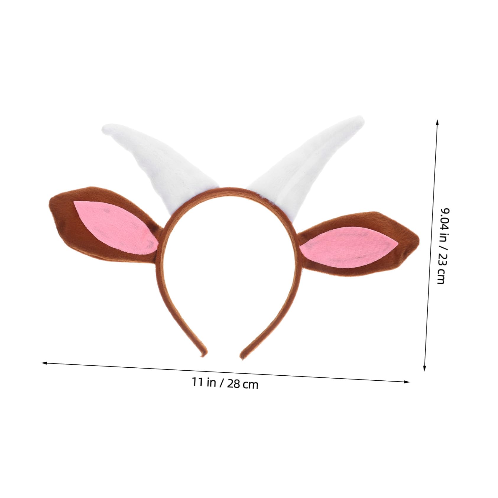 Healeved 10 Piezas Diadema Animal de Peluche para Accesorio para Cosplay y Fiesta con Orejas de para Disfraces Infantiles y Decoración