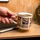 Paladone One Piece Wanted Straw Hat Pirates Taza Cambiadora de Calor 350ml, Mercancía de Anime con Licencia Oficial, Taza de Café para Bebidas Calientes, Regalo para Fans de la Cultura Pop
