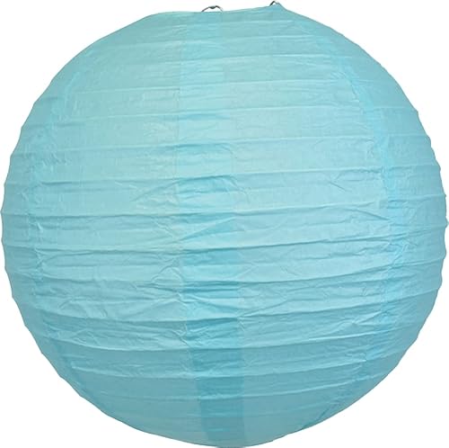 Just Artifacts 10-Inch Baby Blue Chinese Japanese Paper Lanterns (Set Of 5, Baby Blue) #TOP1