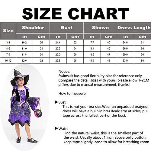 Kids Girls Witch Costume Dress Light-Up For Halloween Costumes Bat Cosplay Fancy Dress Zf004L #TOP6