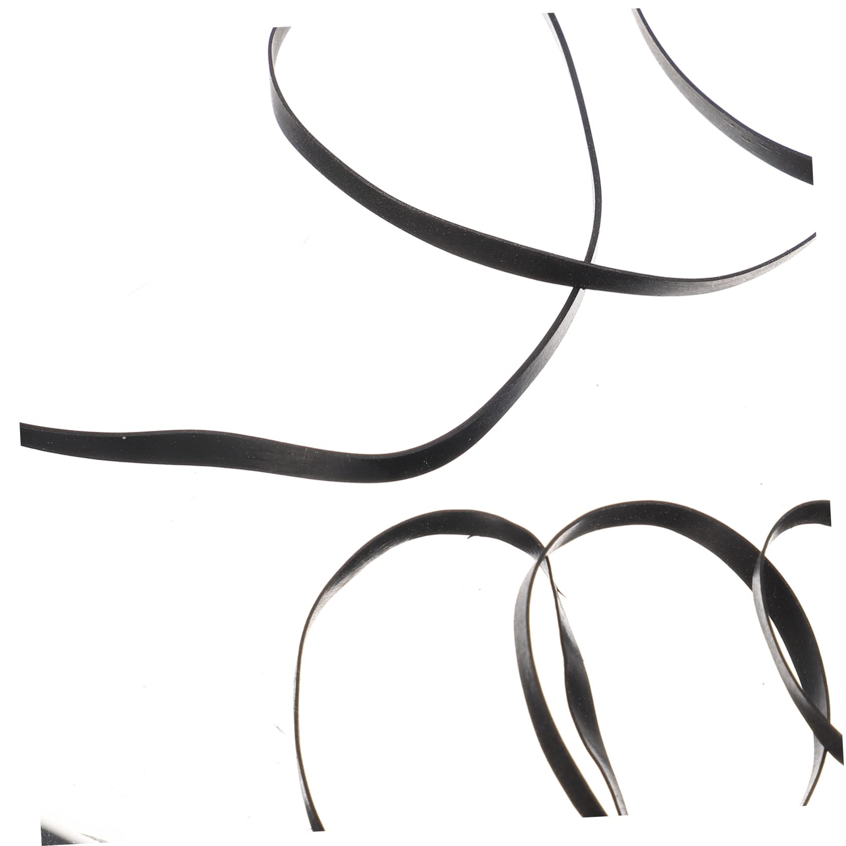 SHINEOFI 50 Pezzi Cinghie in Gomma per Registratore, Cassette Driver Belt, Cinghie per Registratore 4Mm per Riparazione CD Dvd, Accessori per Sostituzione