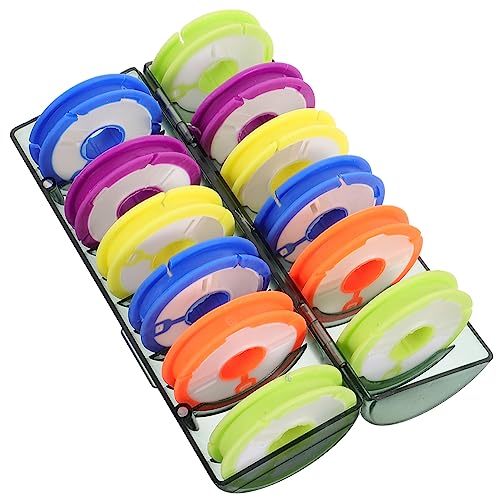 GALPADA Fishing Reel Box Line Storage Organizer Plastic Case Fishing Supplies Holder Portable Box
