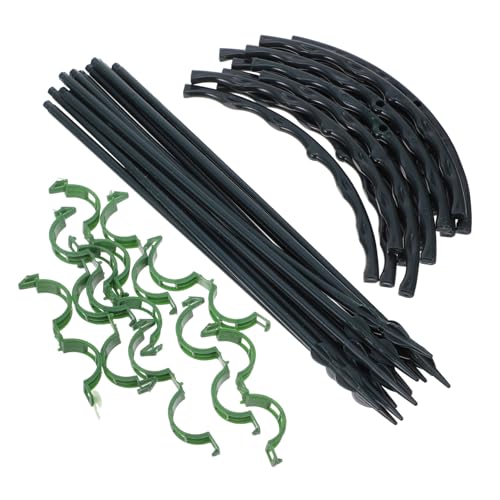 PHENOFICE Supporto per Piante Semicercolare PVC Clip Integrate per Rampicanti Tutori per Piante Alte Vaso Struttura Solida e Duratura per Giardino Terni
