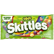 Skittles Sour Candy, 1.8 Ounce Pack of 20