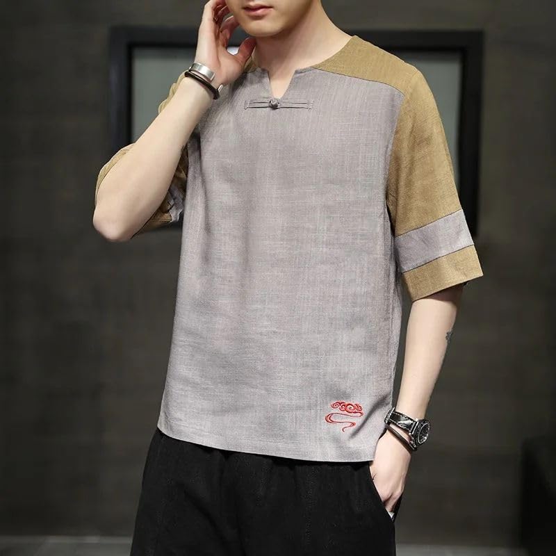 T-shirt style chinois en lin pour vos vacances d'été - 5